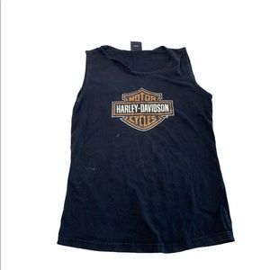 Vintage Harley Davidson Glitter tank top